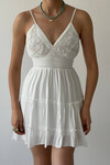 Dress with Embroidered Chest