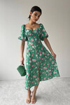 Green Floral Dress