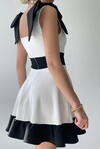 Miron Shoulder Bow Dress