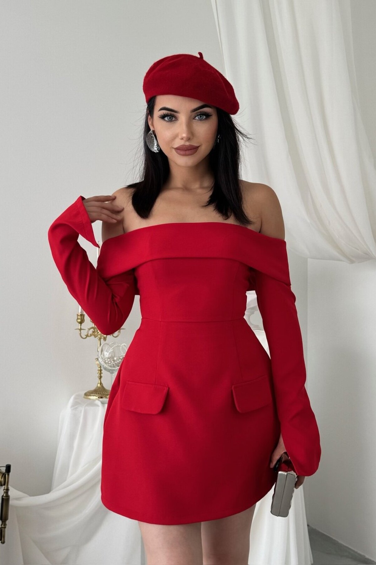 Devru Strapless Dress