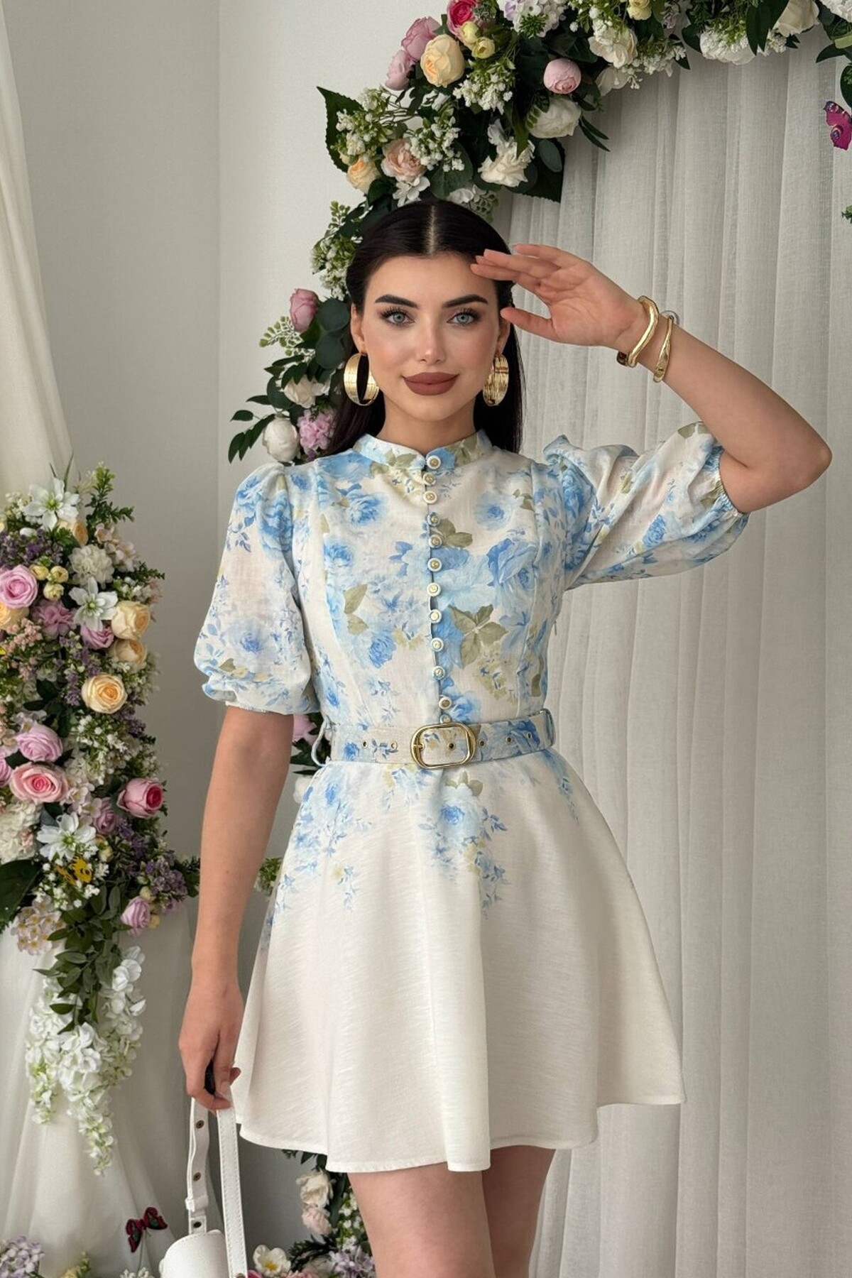 Pana Kemer Detaylı Elbise