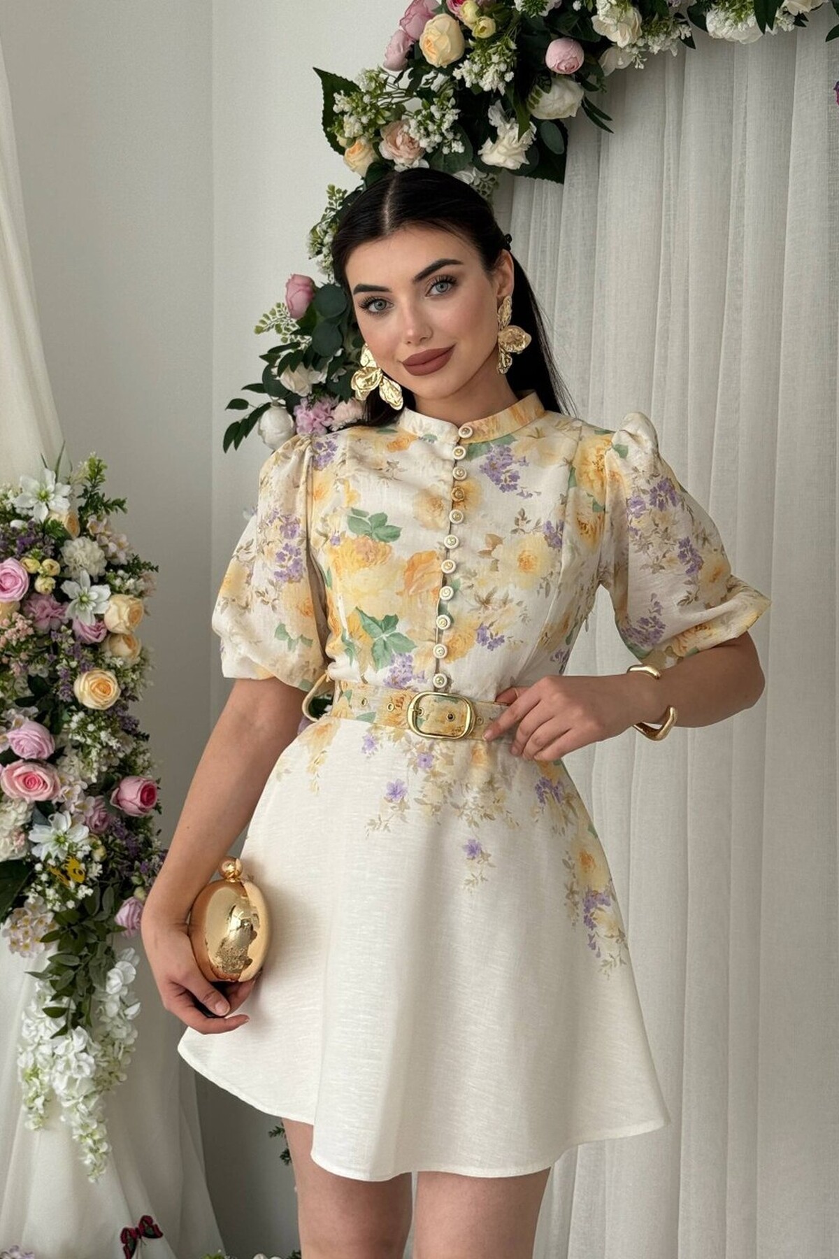 Pana Kemer Detaylı Elbise