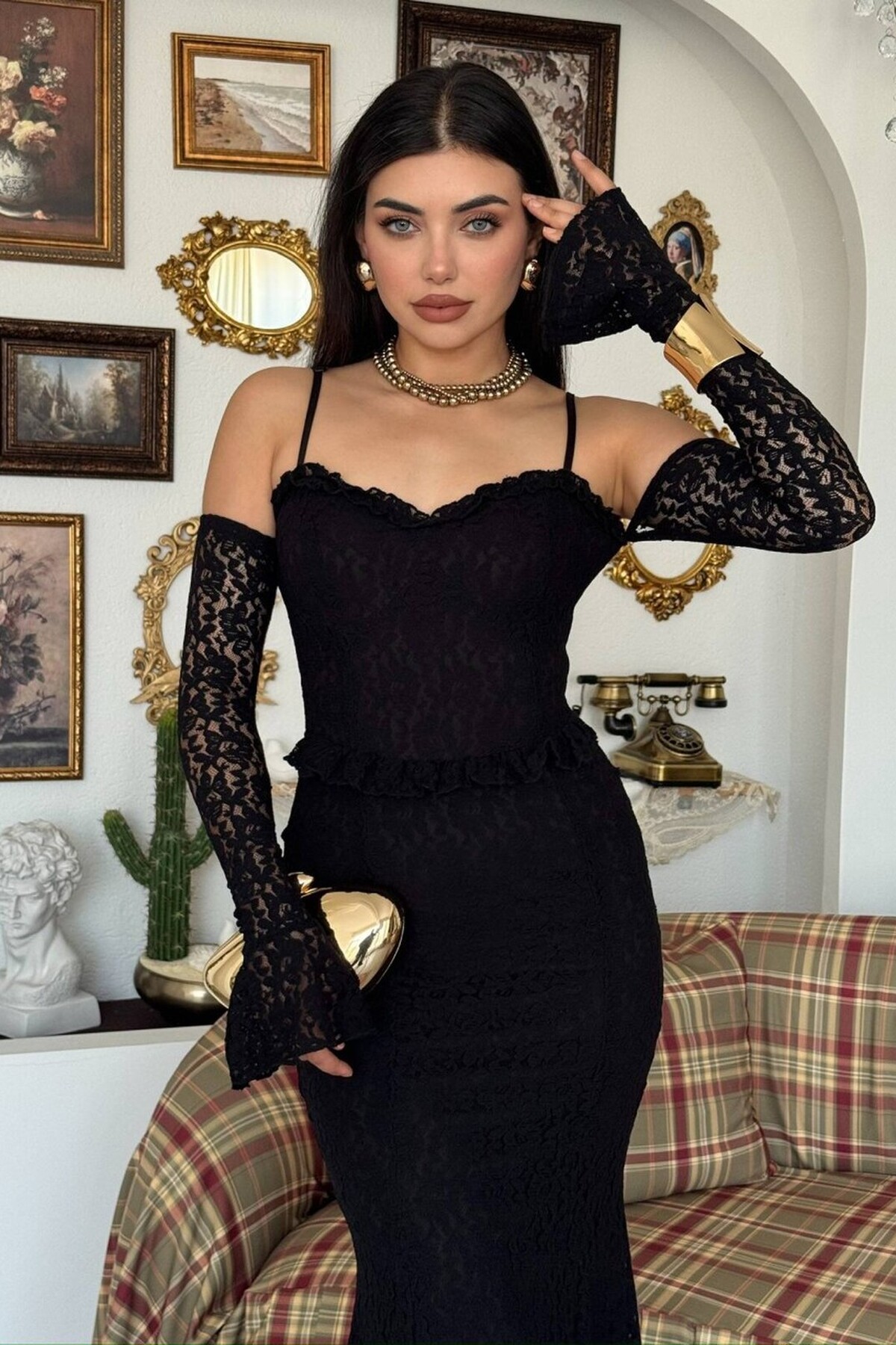 Rense Dress with Cord Strap Detail