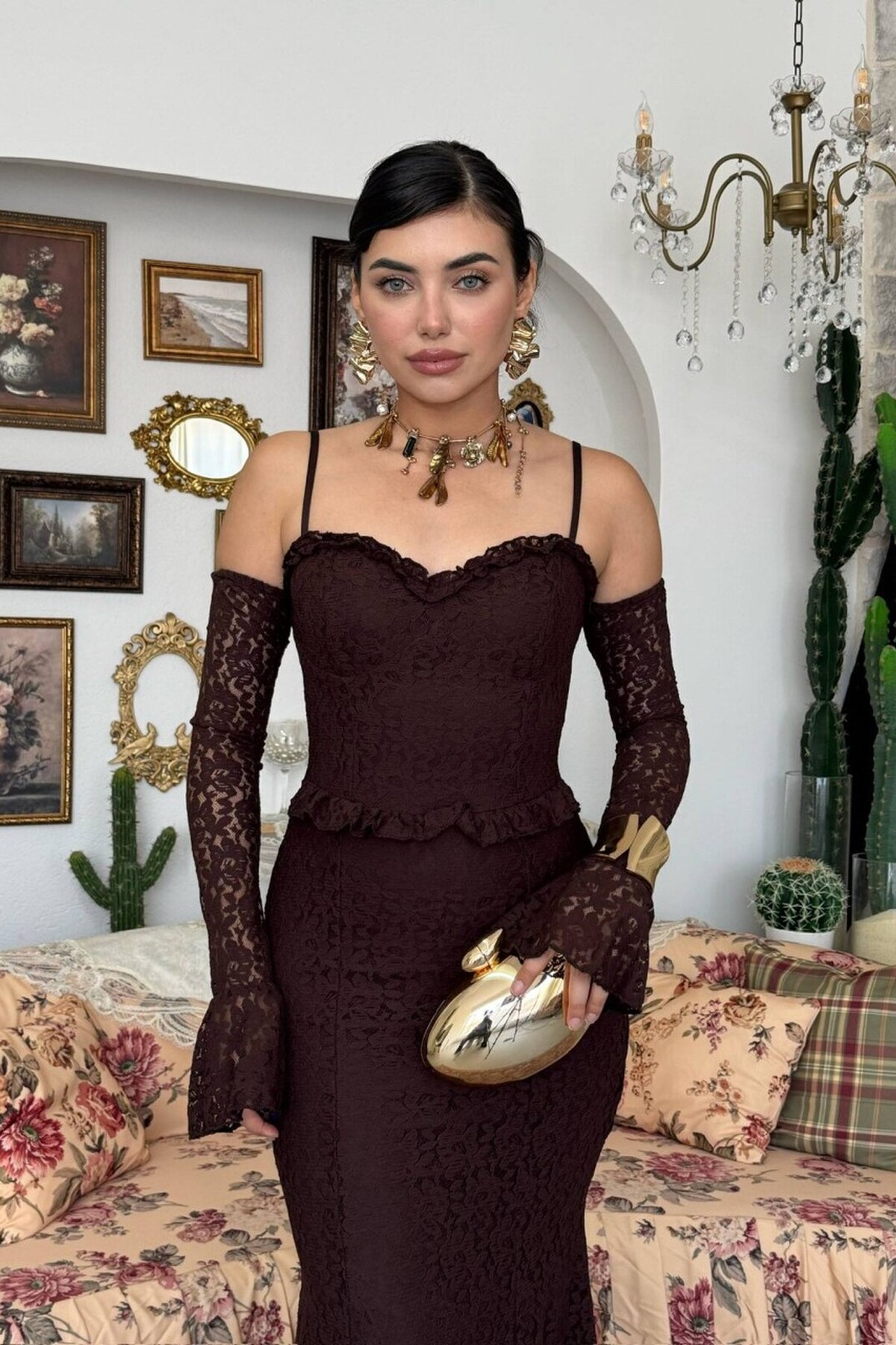 Rense Dress with Cord Strap Detail