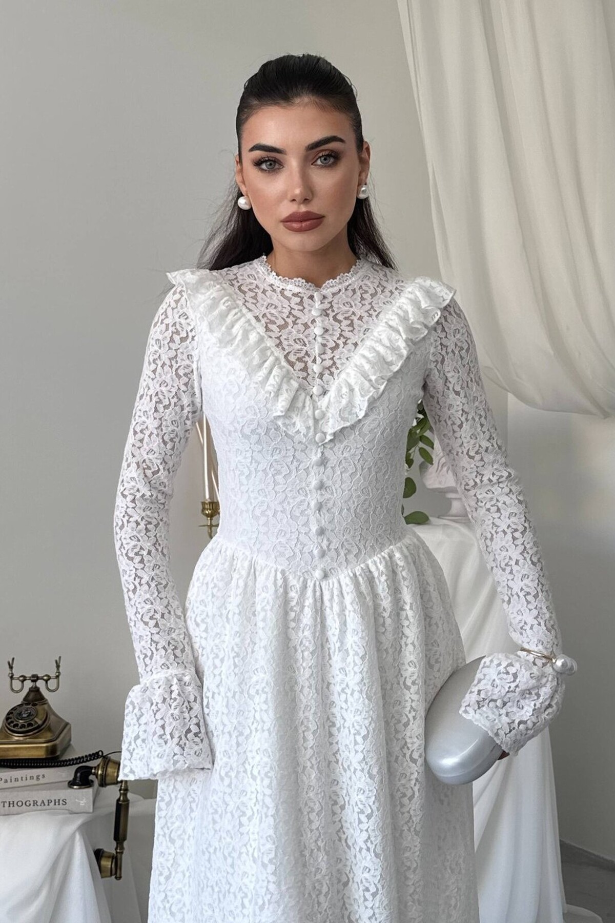 Veyun Midi Elbise