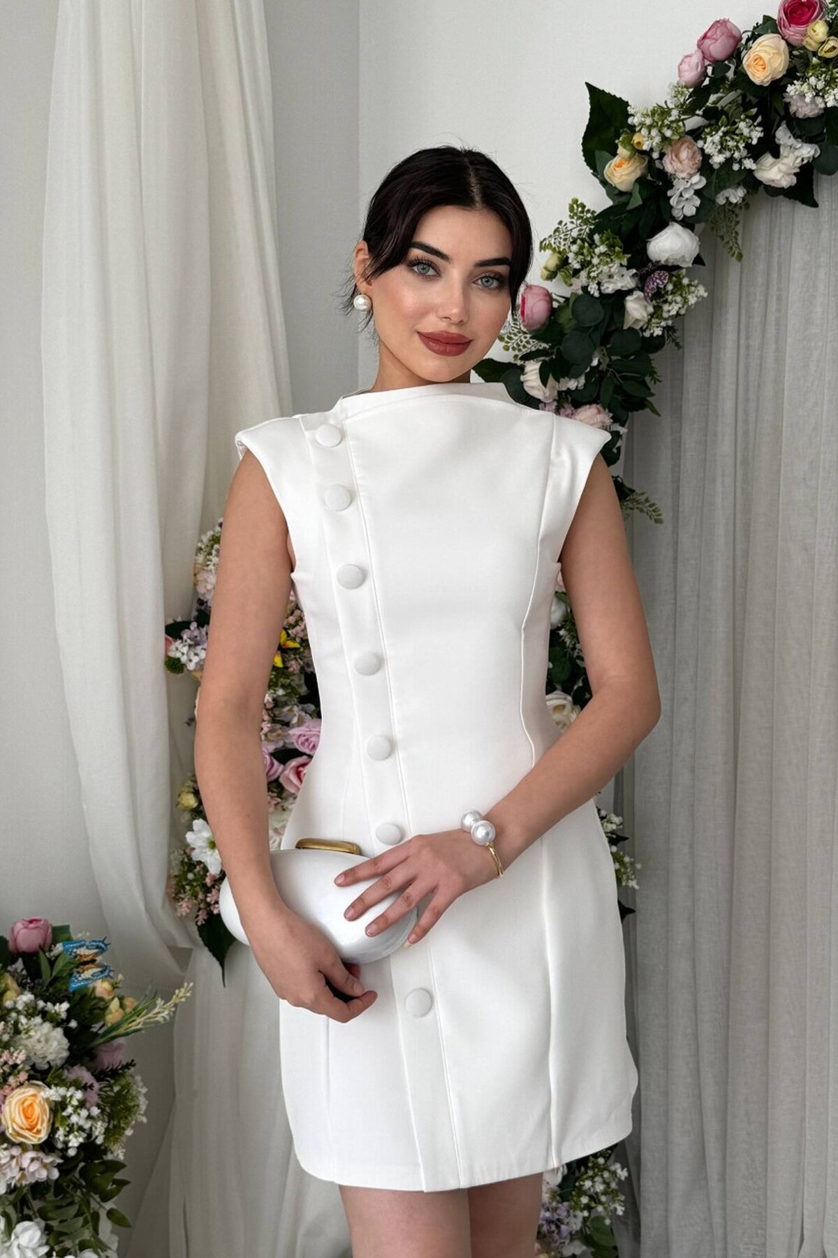 Xaes Button Detail Dress