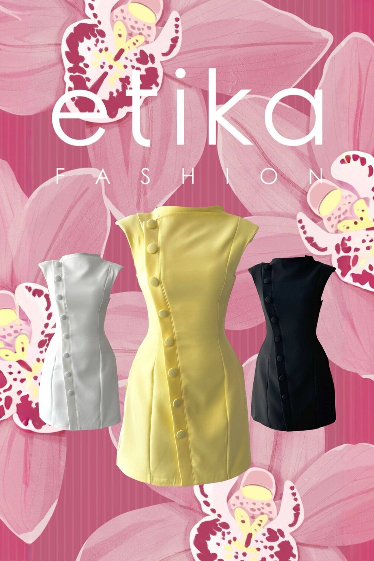 Xaes Düğme Detaylı Elbise