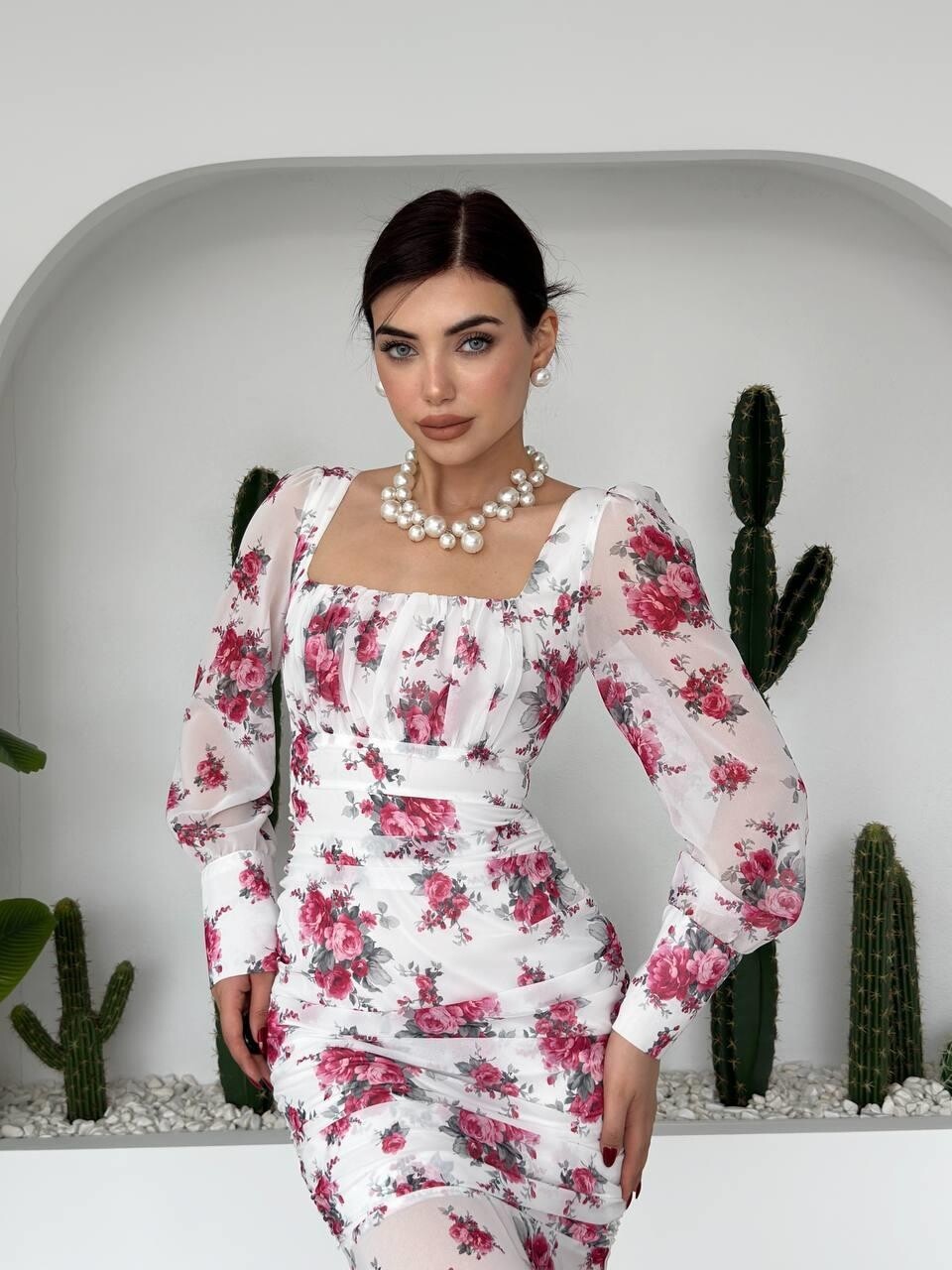 Lola Çiçek Desenli Elbise