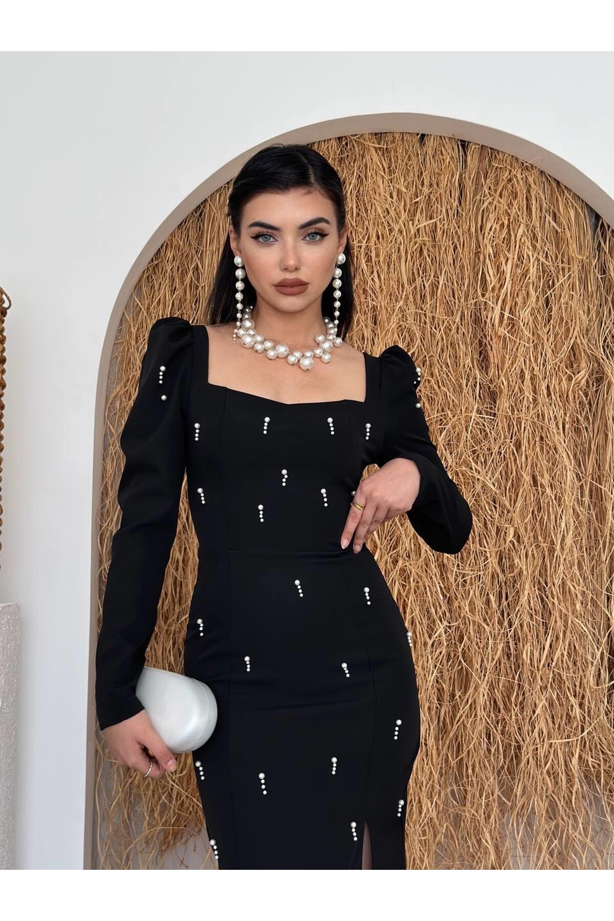 Boe Pearl Detailed Dress