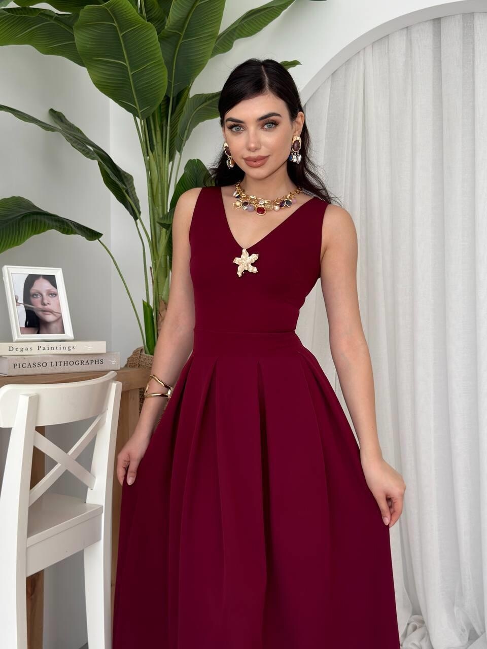 Late Yıldız Detaylı Elbise