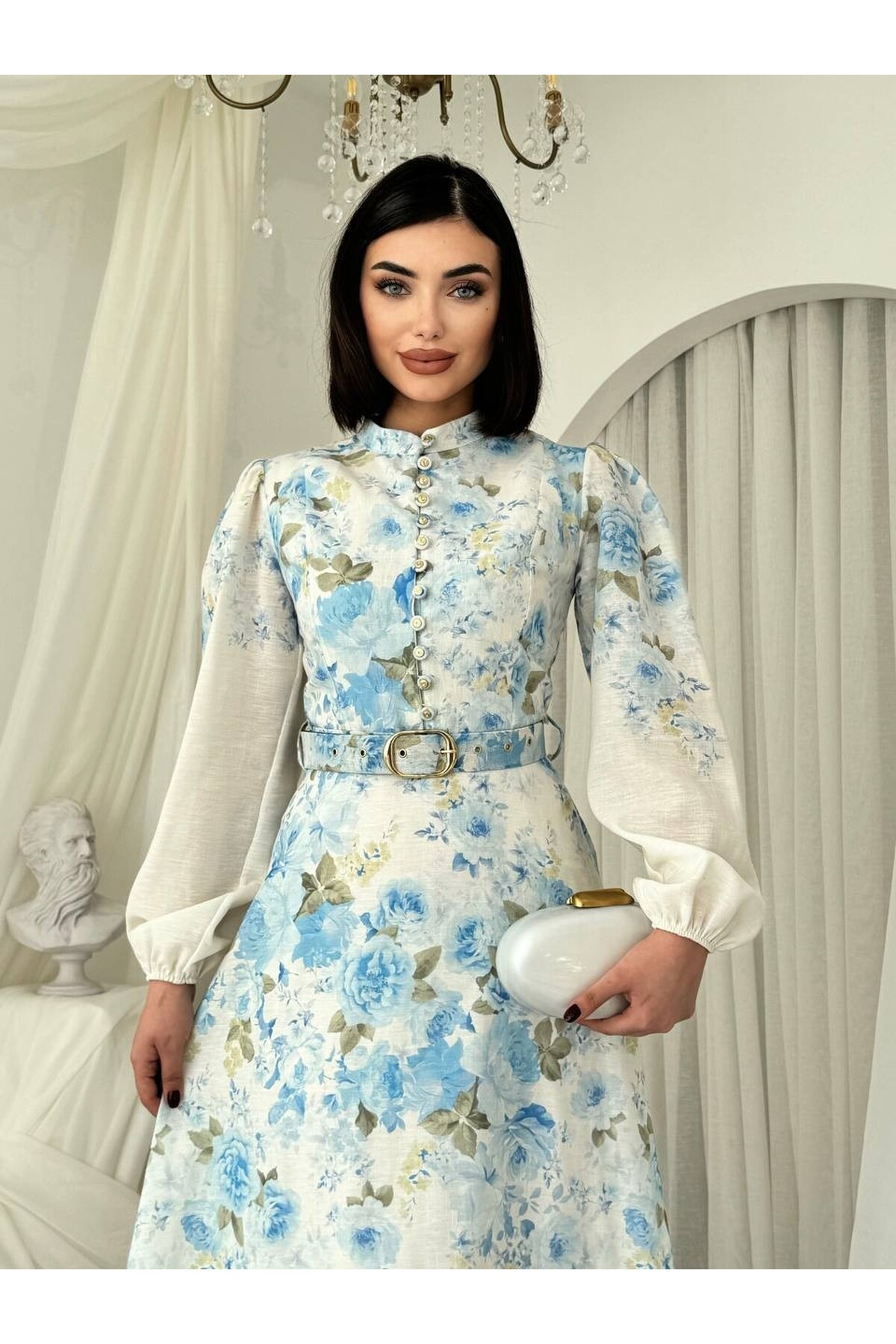 Baret Belt Detail Dress