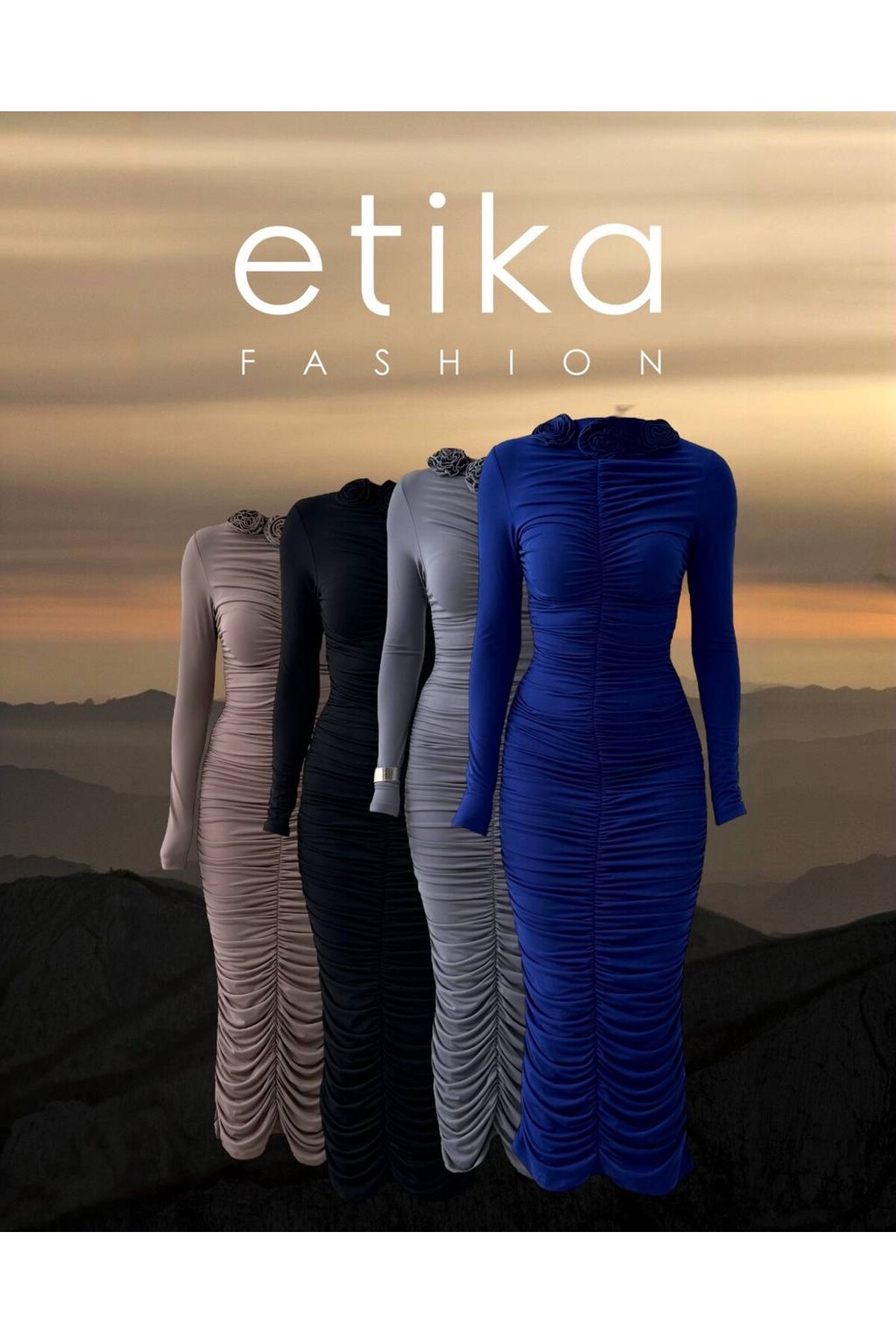 Carlis Rose Collar Dress