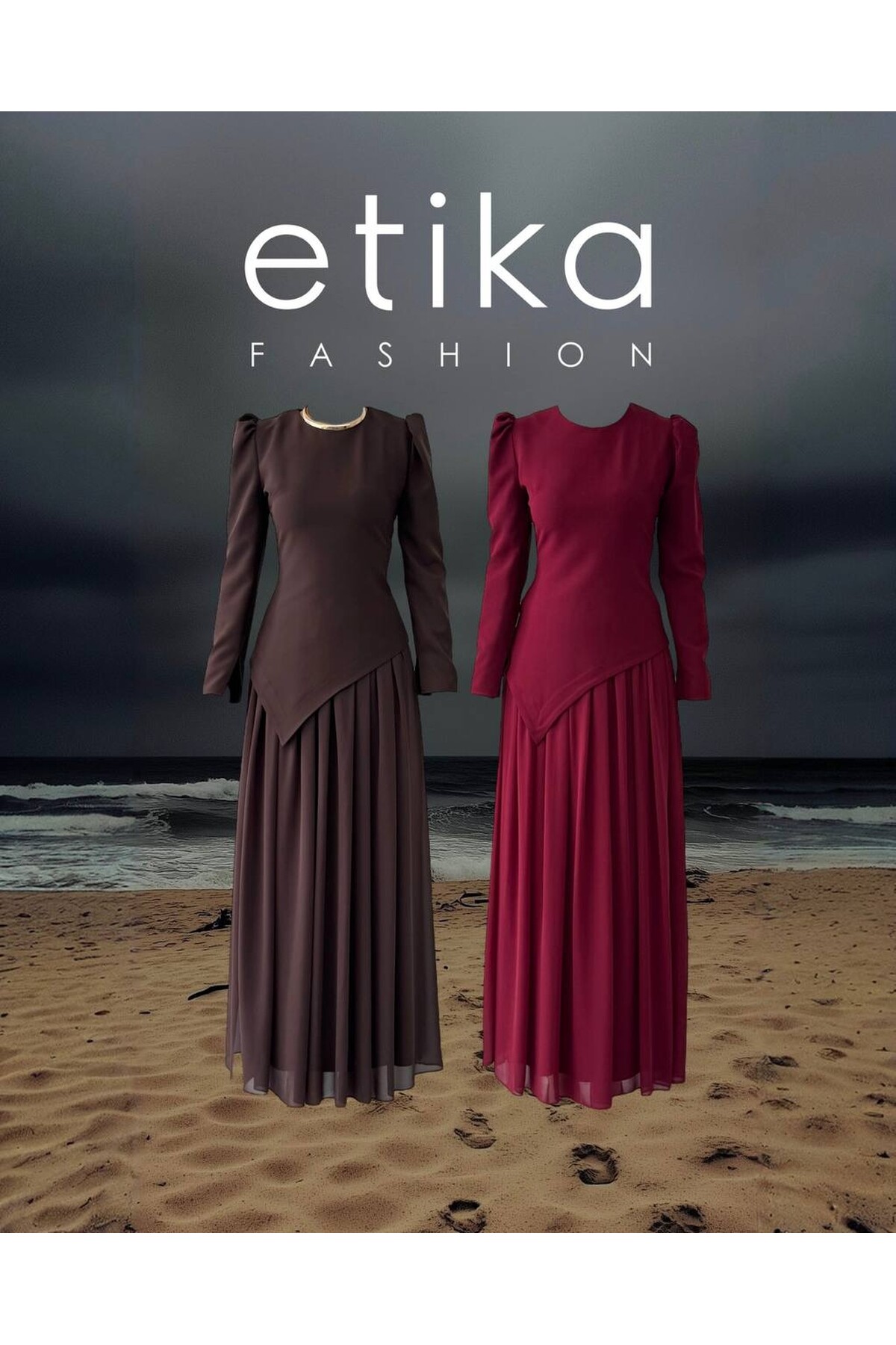 Elor Asymmetrical Draped Dress