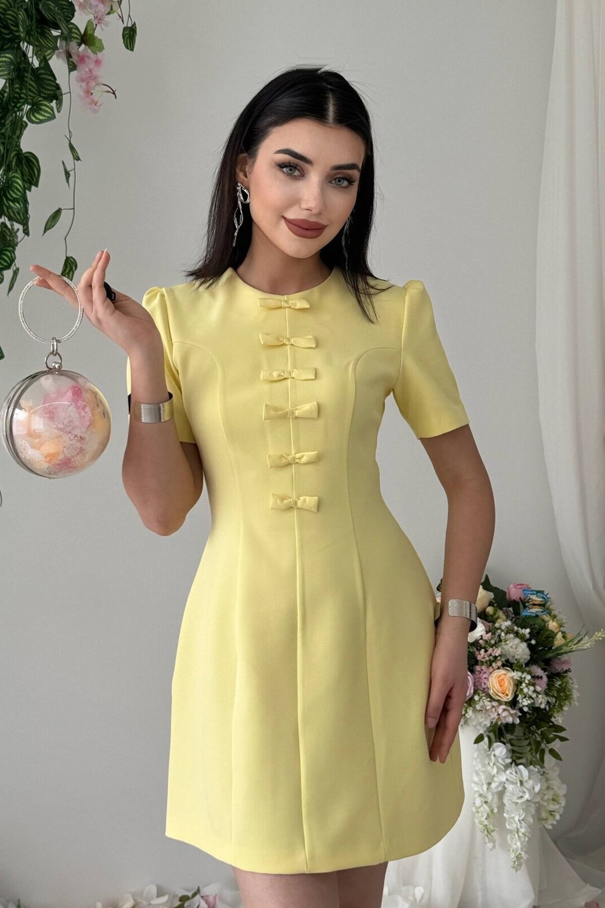 Evan Fiyonk Detaylı Elbise