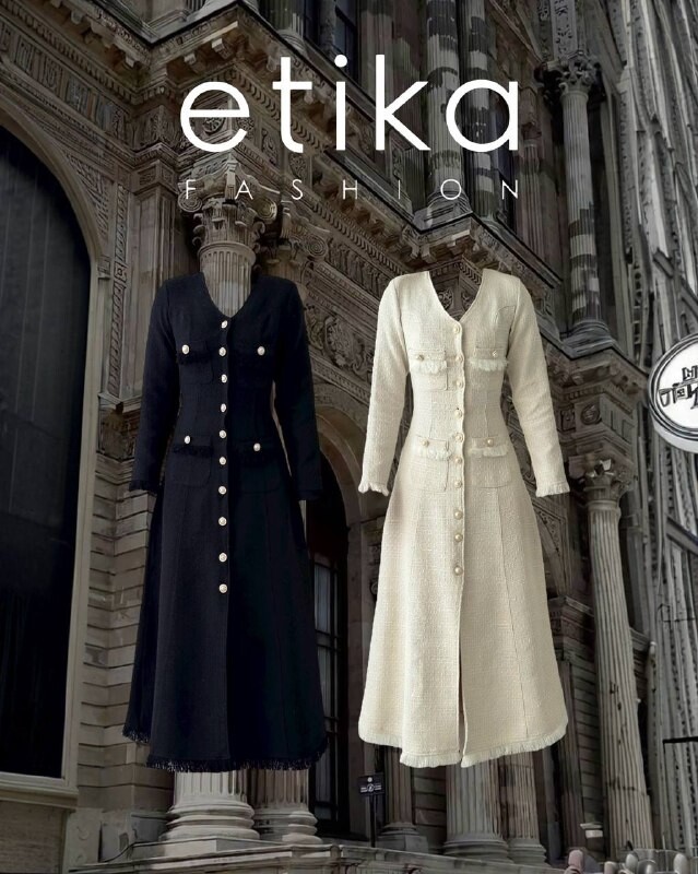 Fari Button Detailed Dress