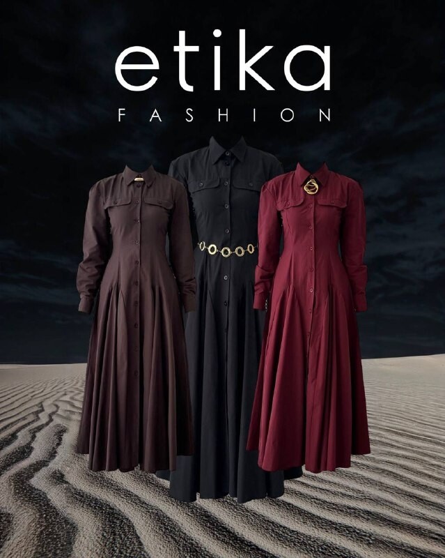 Feris Button Detailed Dress