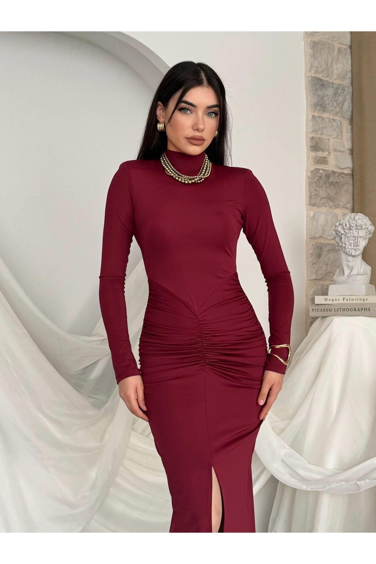 Ferya Büzgülü Elbise