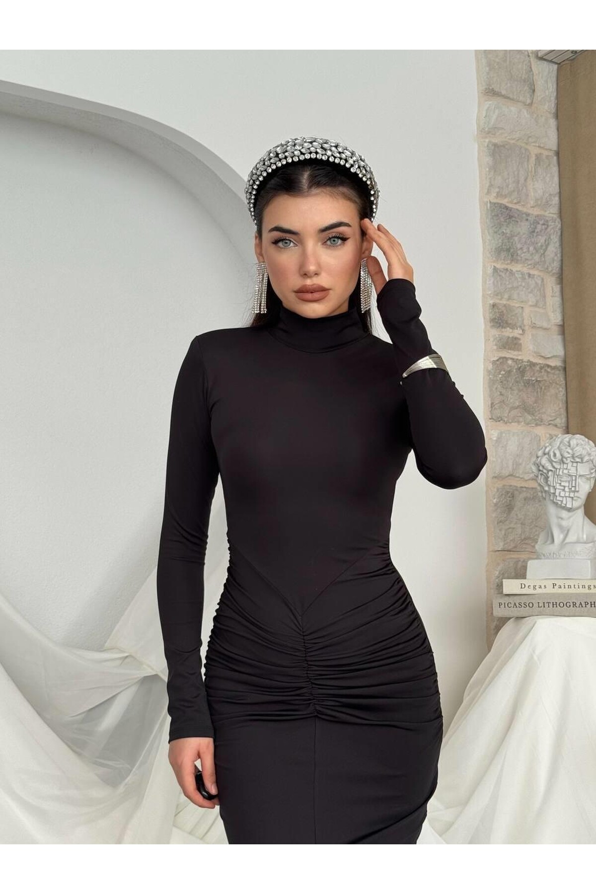 Ferya Büzgülü Elbise