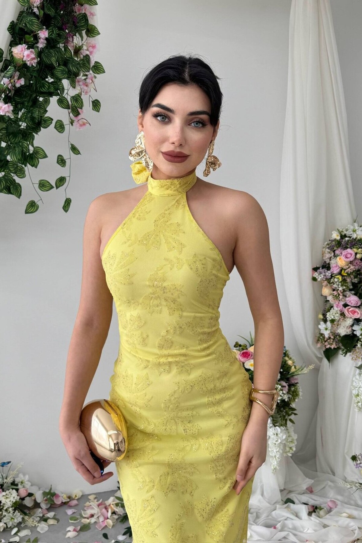 Gerne Neckline Dress