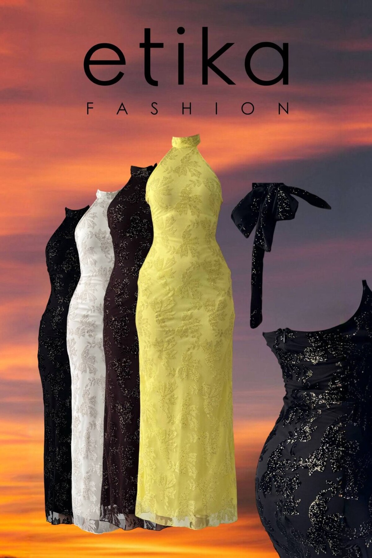 Gerne Neckline Dress