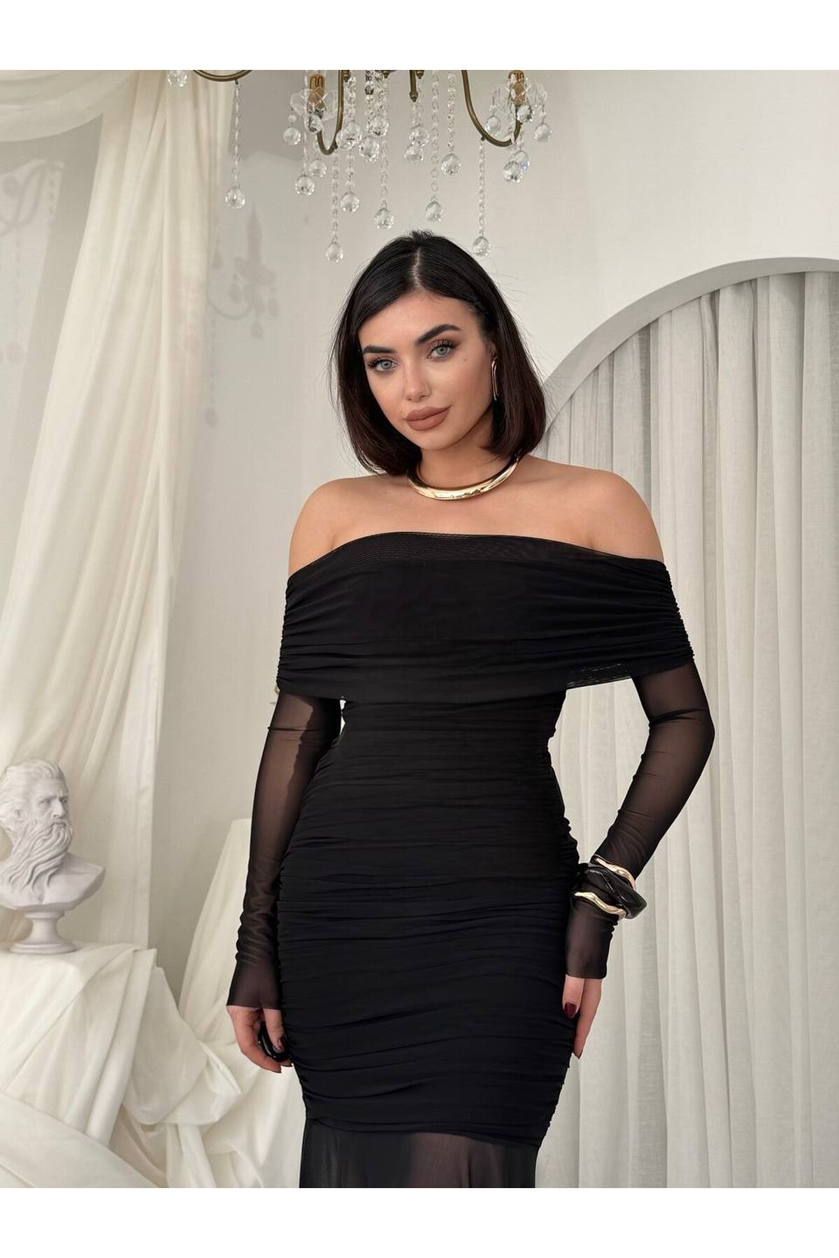 Kovıa Straplez Elbise