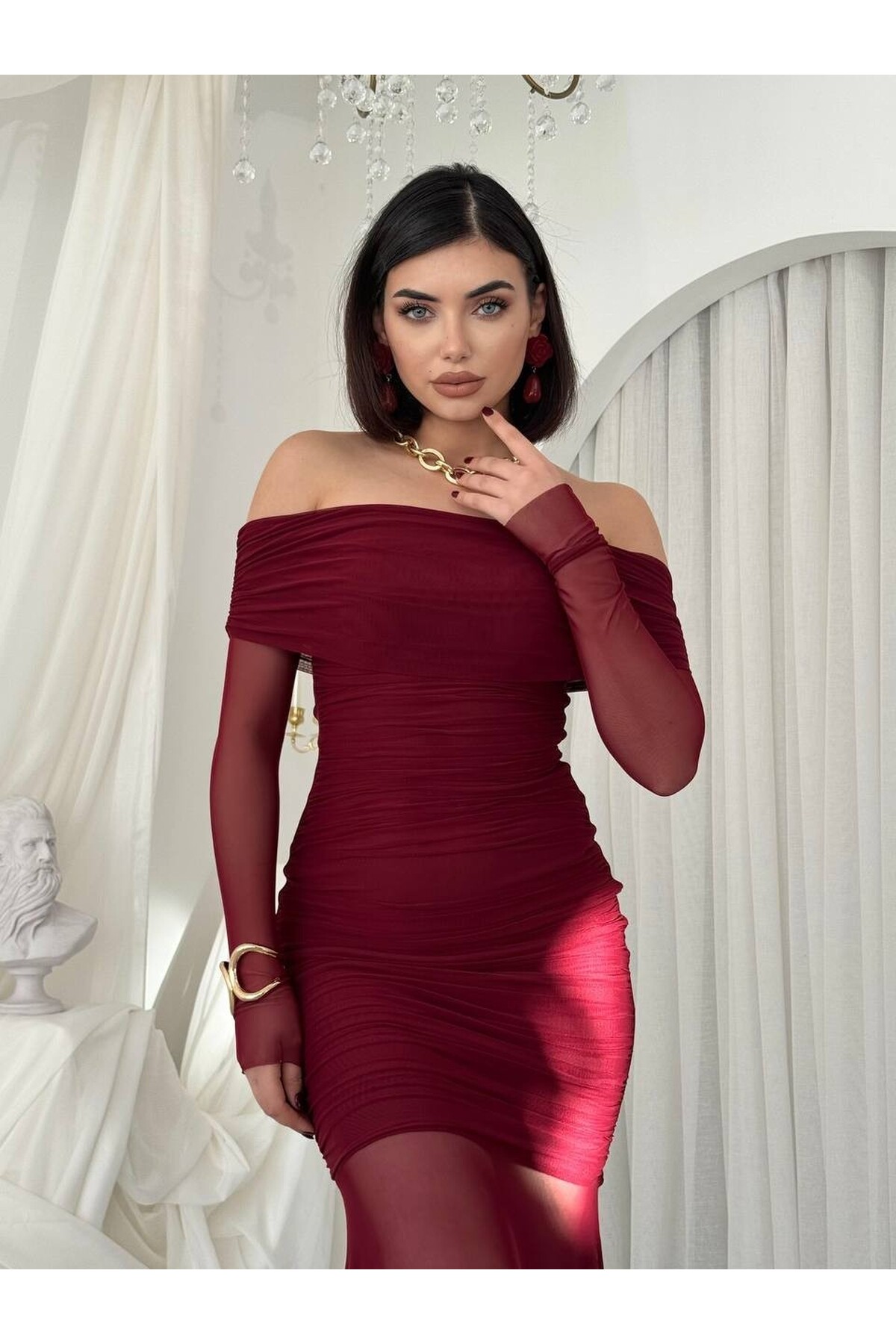 Kovıa Straplez Elbise