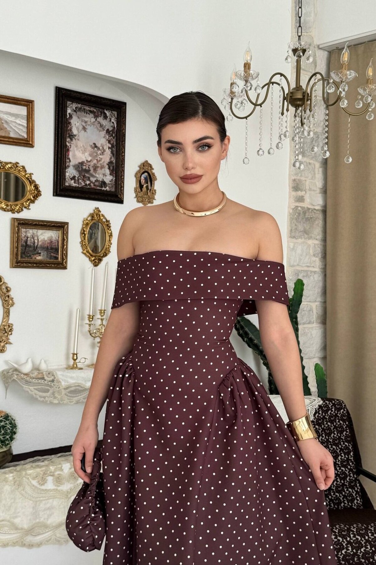 Ogel Straplez Elbise