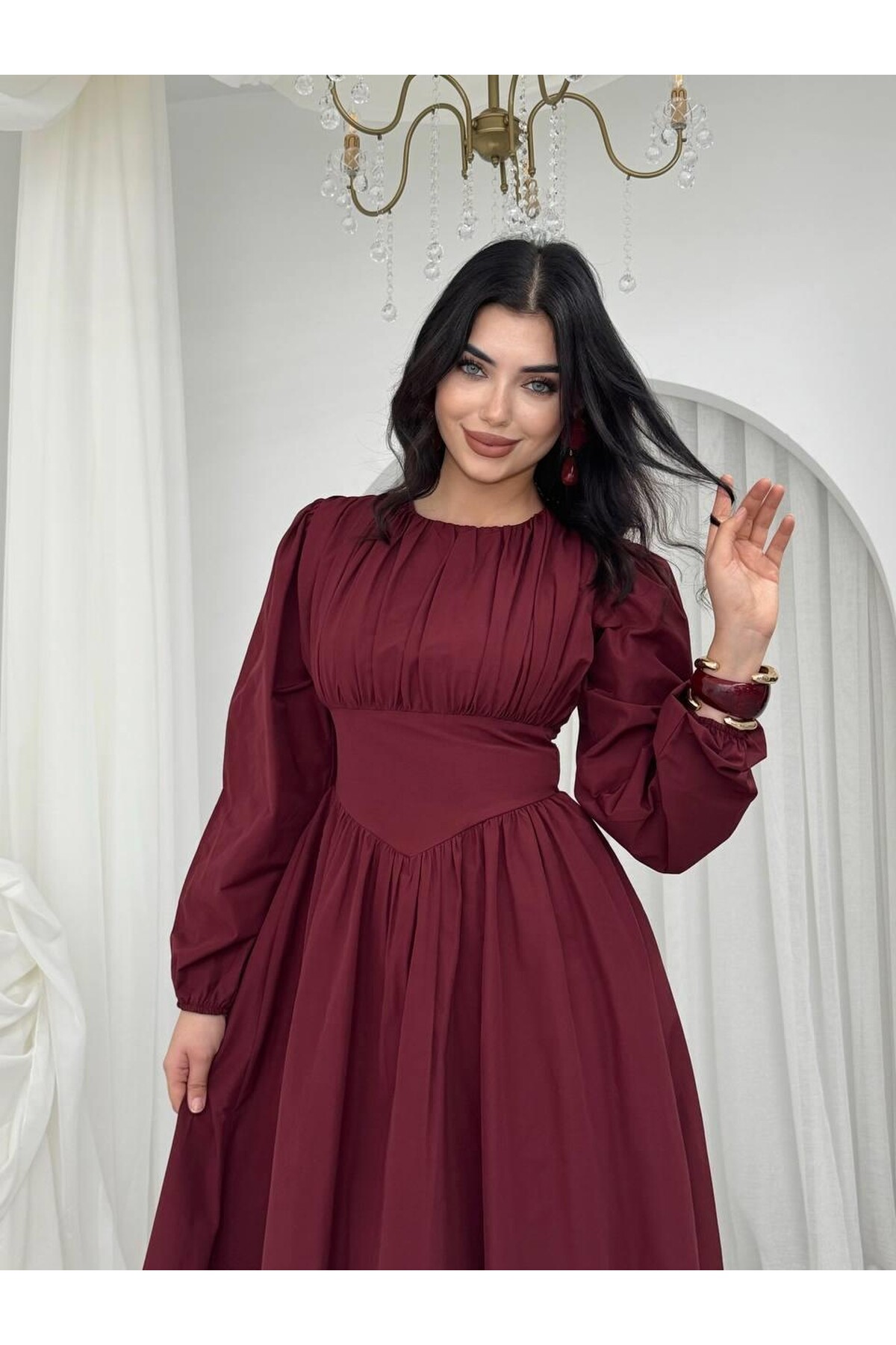 Overa Bodice Detailed Dress