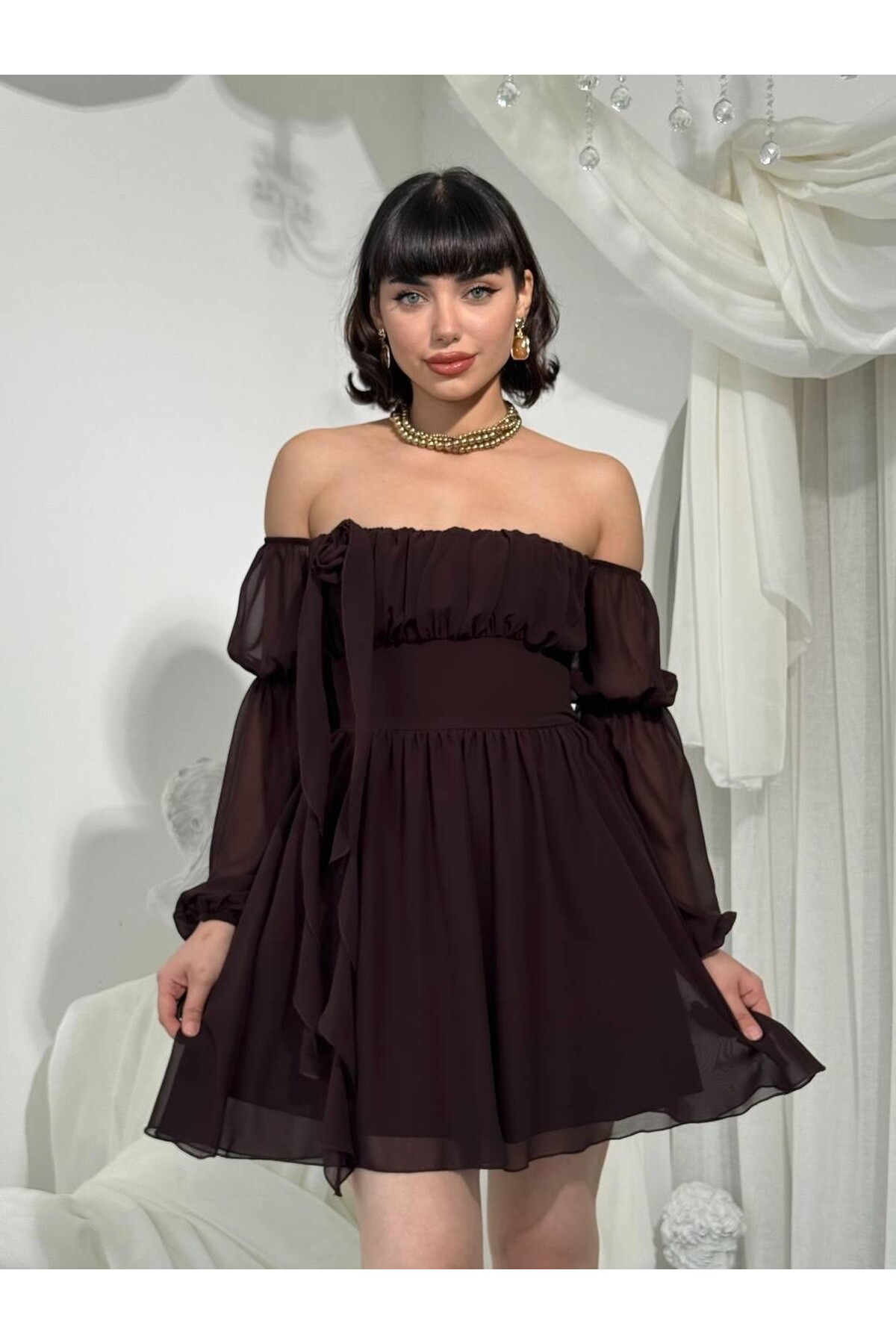 Pure Straplez Elbise