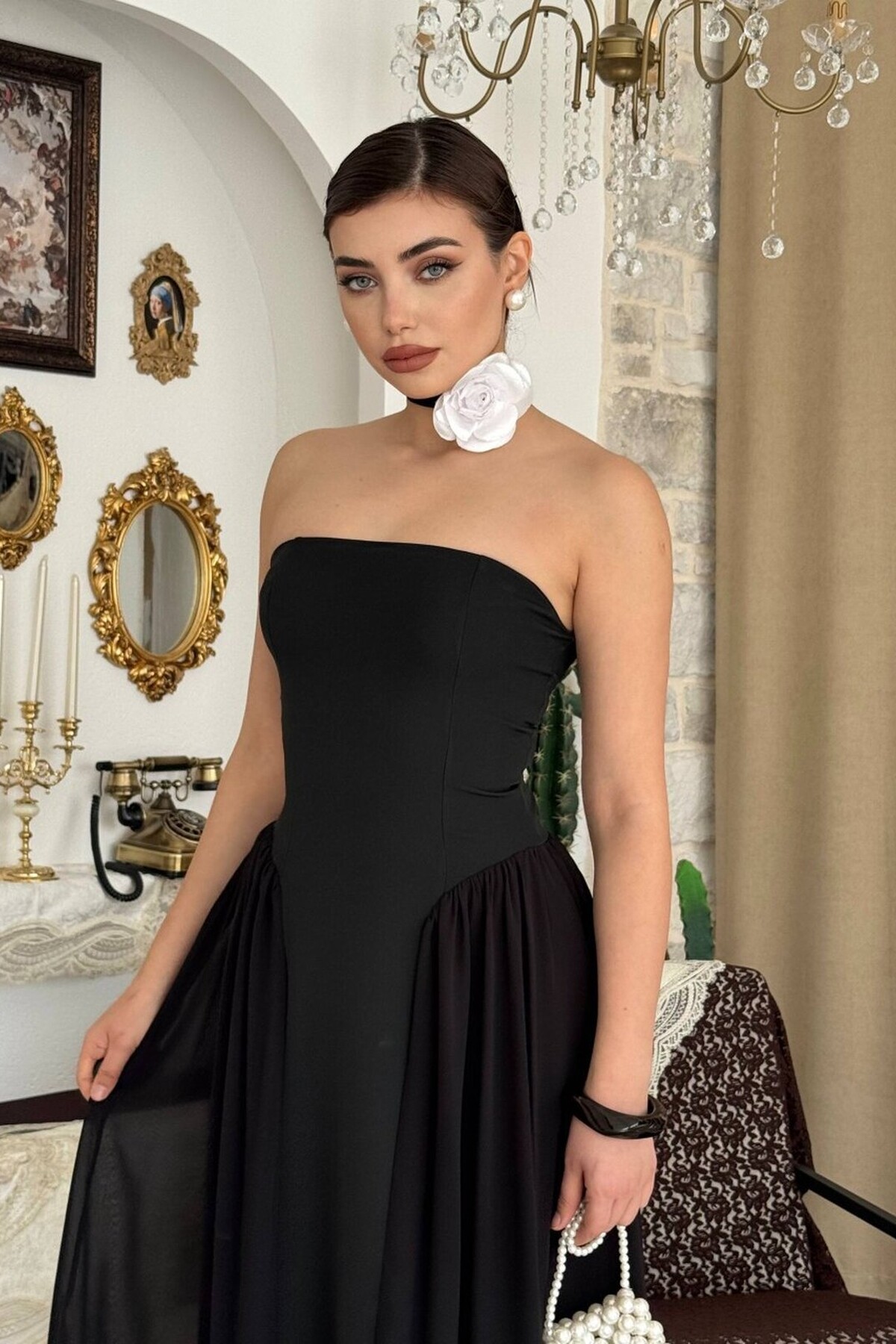 Reny Strapless Dress