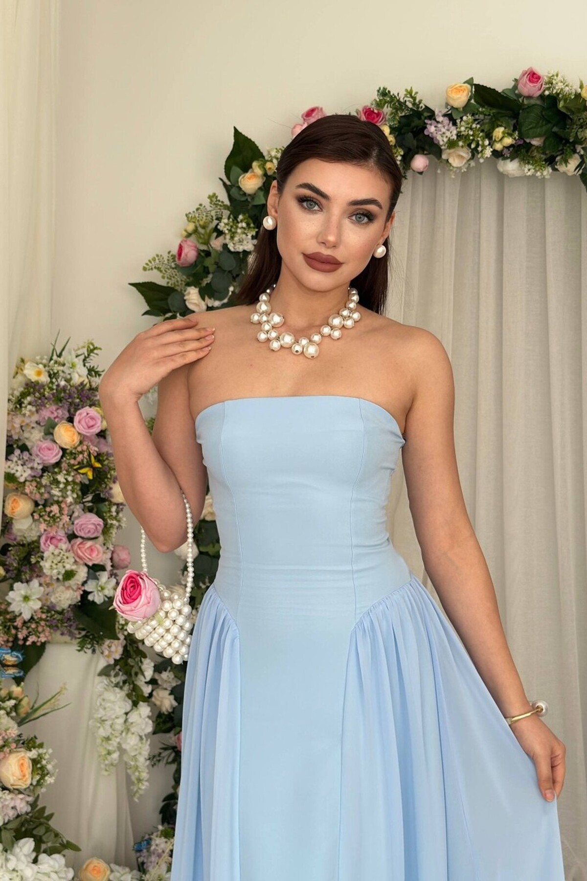 Reny Strapless Dress