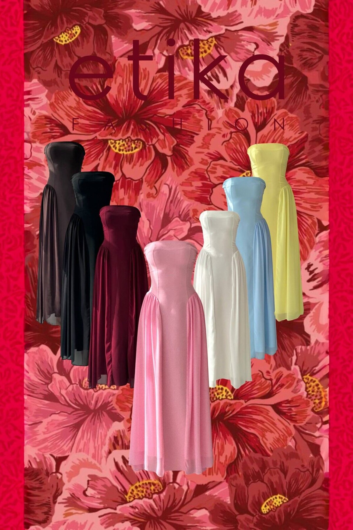 Reny Strapless Dress