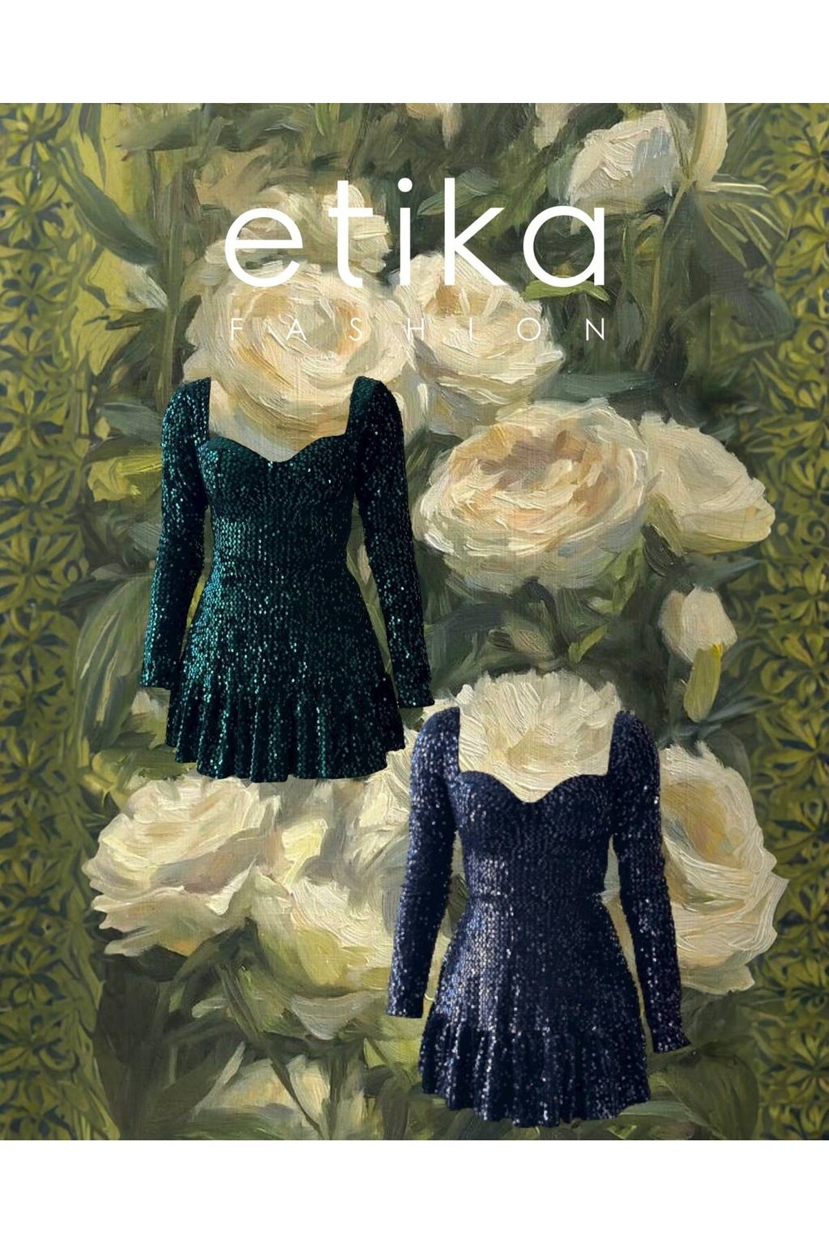 Sezi Sequin Sequin Dress