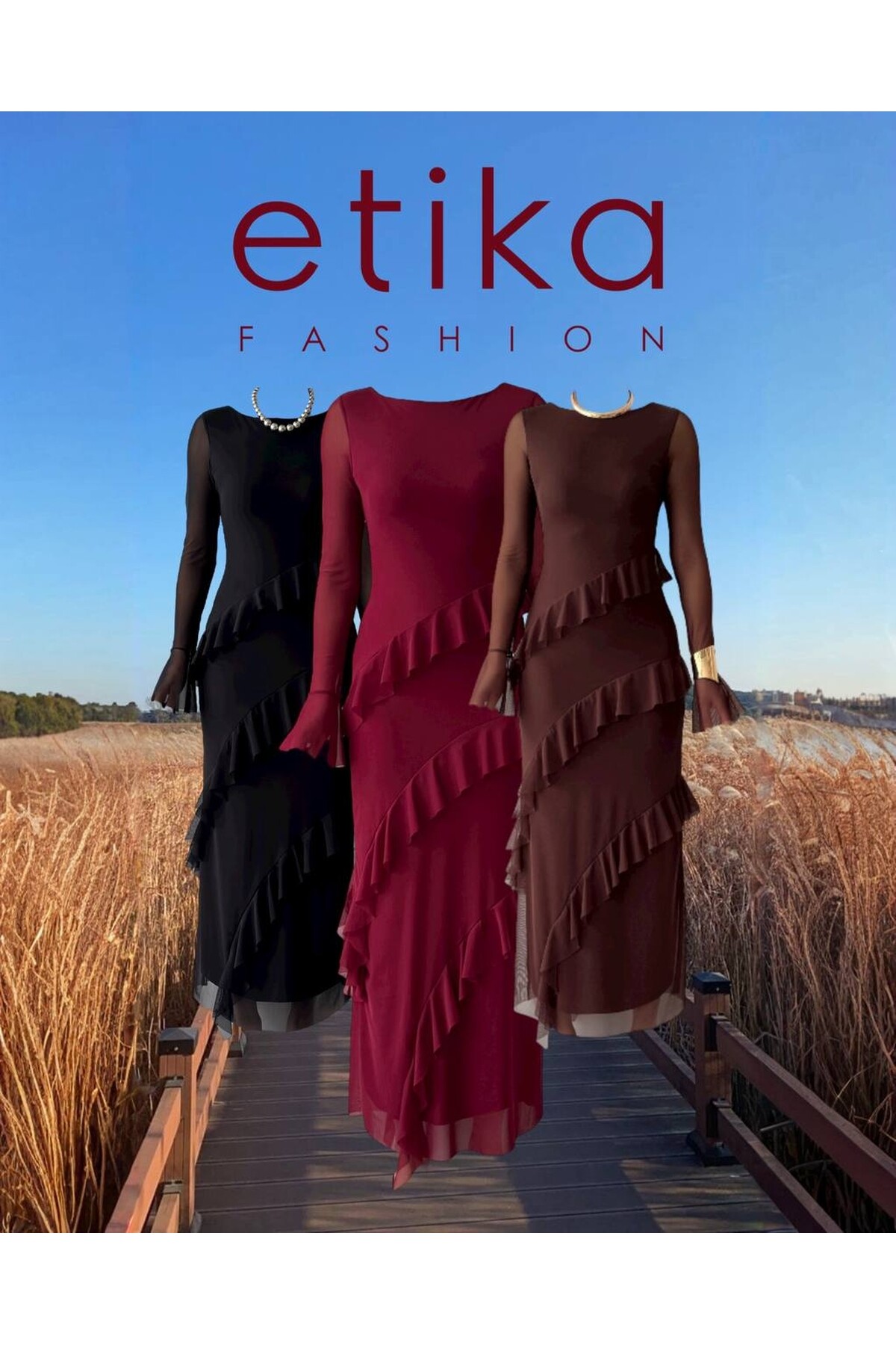 Vexi Fırfırlı Elbise