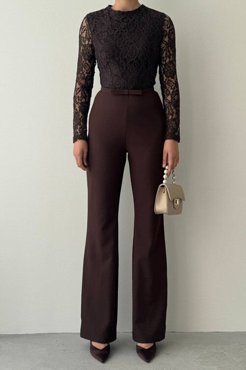 Buses Belted Jumpsuit
