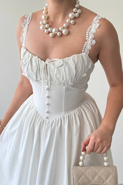 Ceck Midi Dress