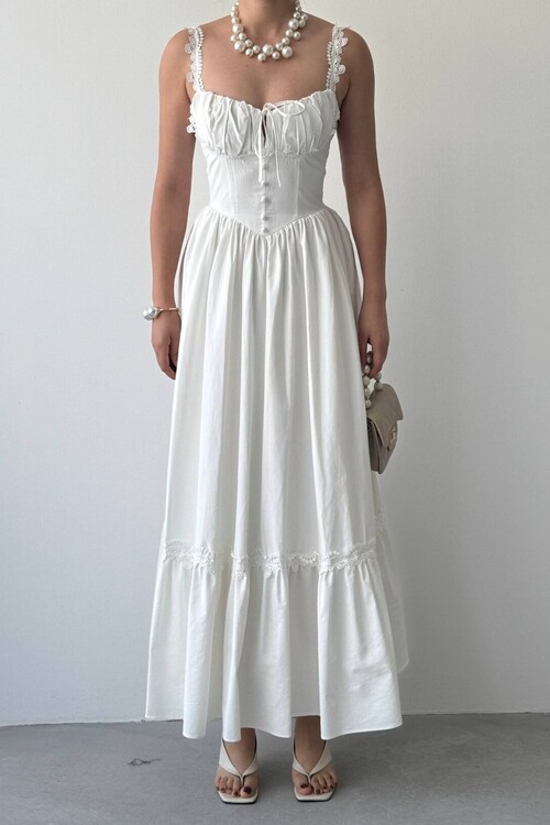 Ceck Midi Dress