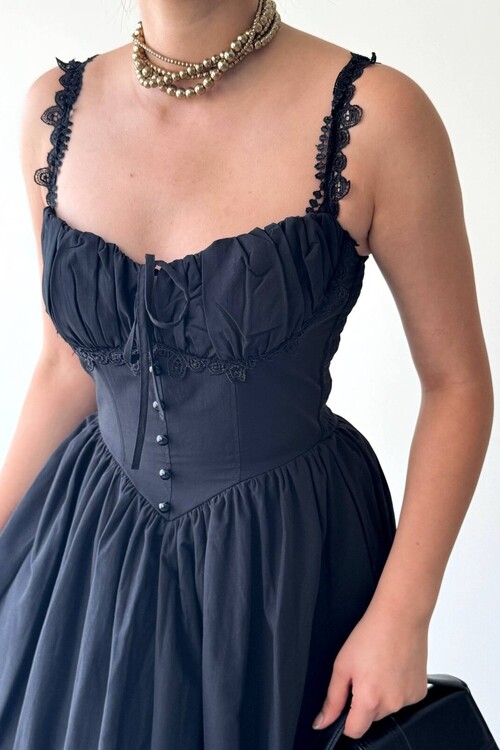 Ceck Midi Elbise