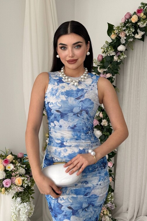 Cera Büzgülü Elbise