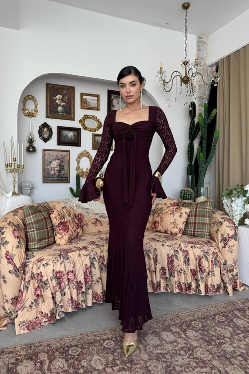 Cesam Rose-Detail Dress