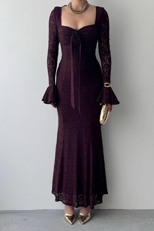 Cesam Rose-Detail Dress