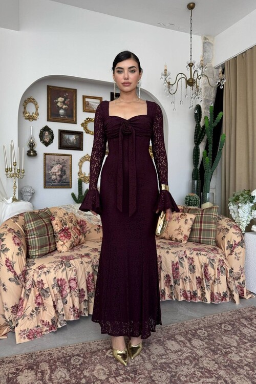 Cesam Rose-Detail Dress
