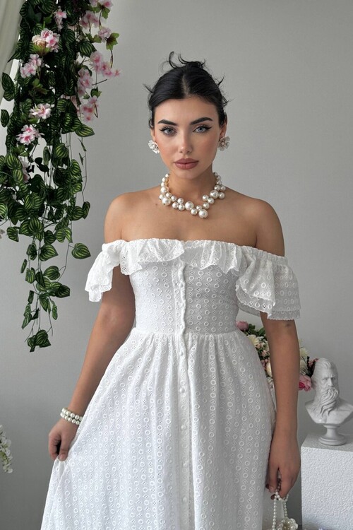 Denep Button Detail Dress