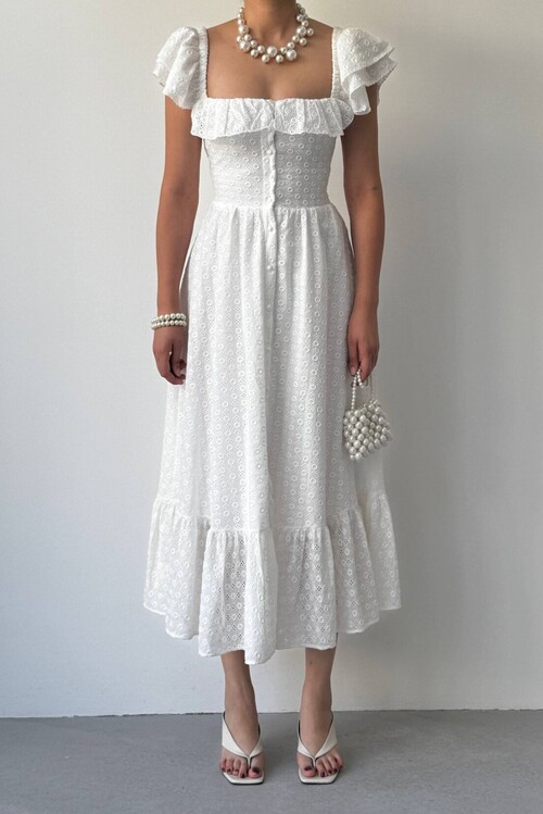 Denep Button Detail Dress