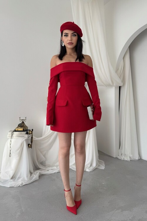 Devru Strapless Dress