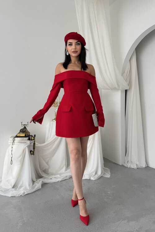 Devru Strapless Dress