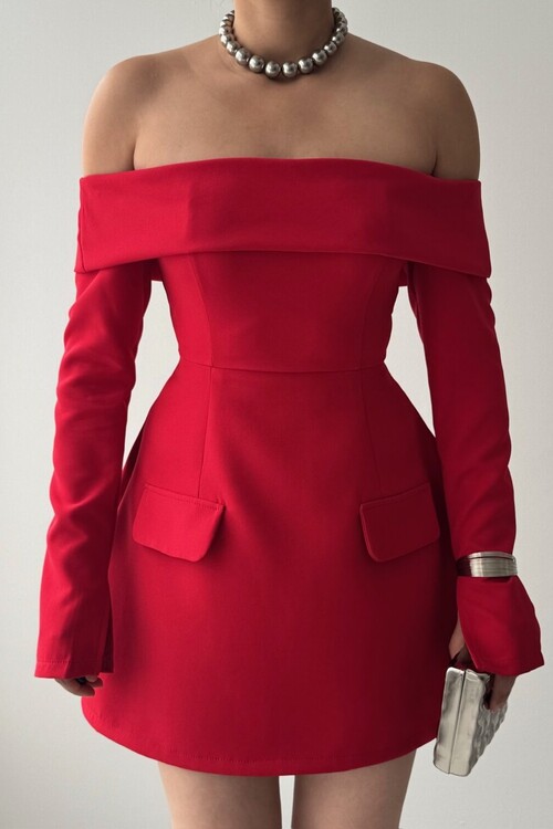 Devru Strapless Dress