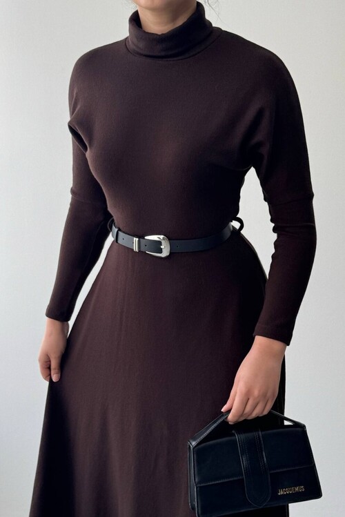 Dina Belt-Detail Dress