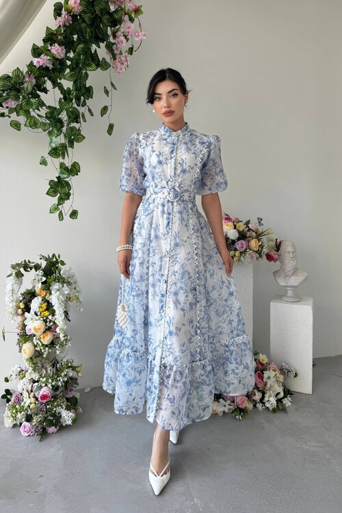 Dress with Belt Detail