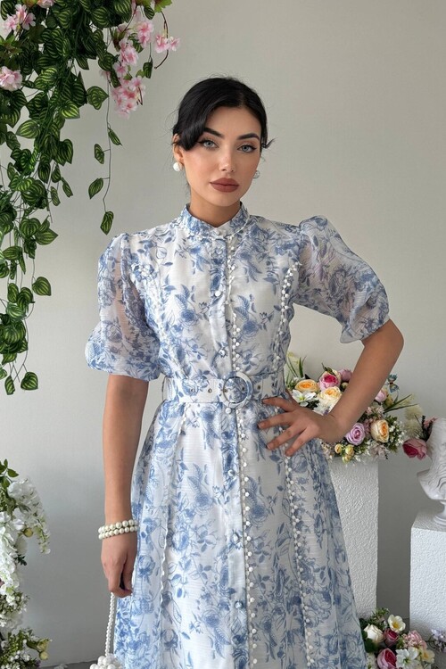Dress with Belt Detail